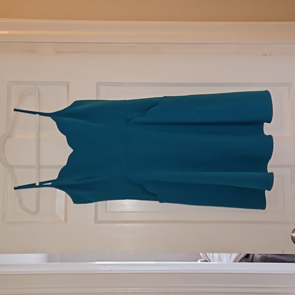Market & Spruce Teal Blue Tank Mini Dress Size Medium